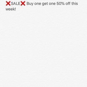 ❌SALE❌ buy one get one 50% off!